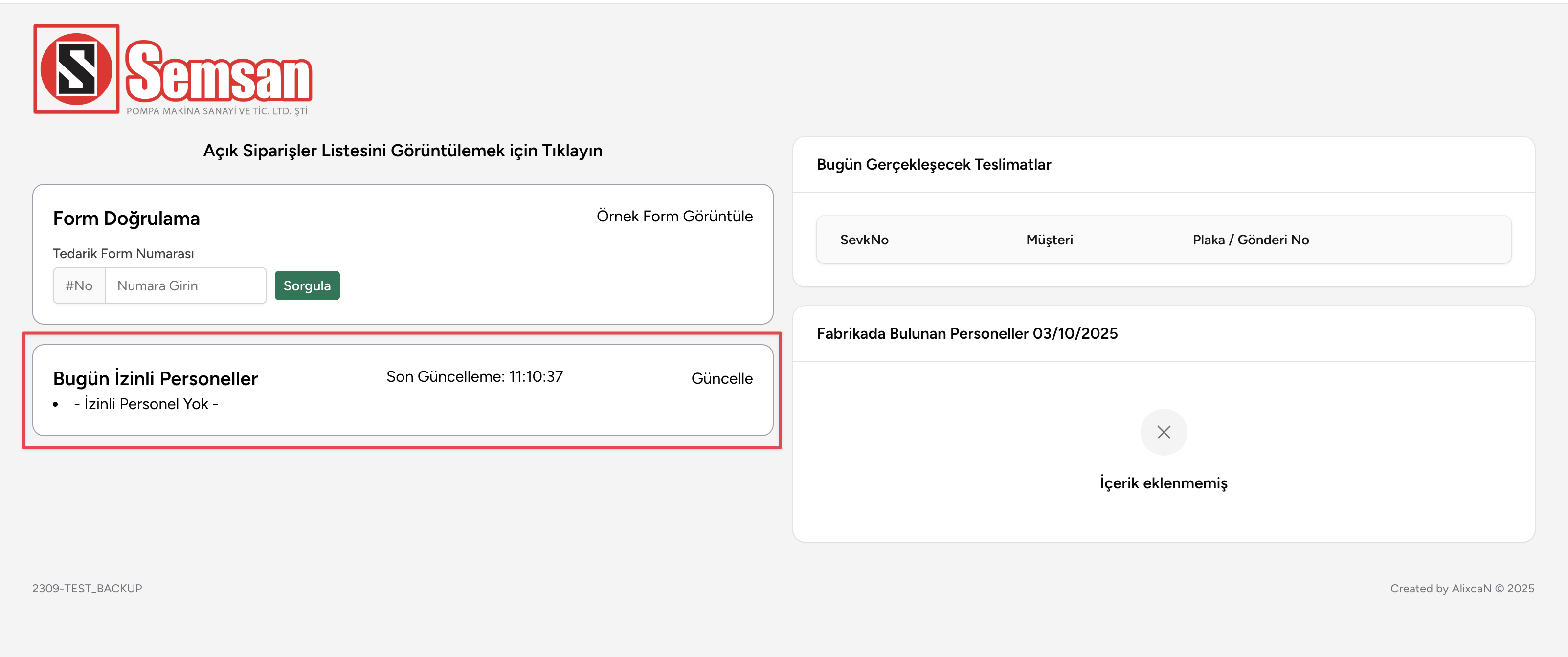 Güvenlik İzinli Personeller
